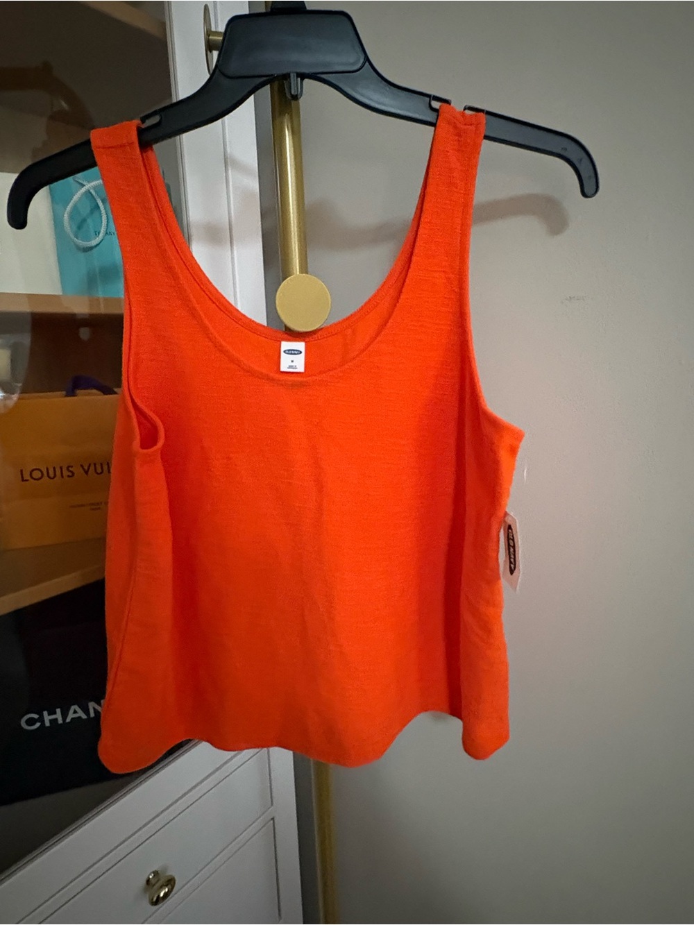 Old Navy Women's Orange Tank Top. Size M.  NWT